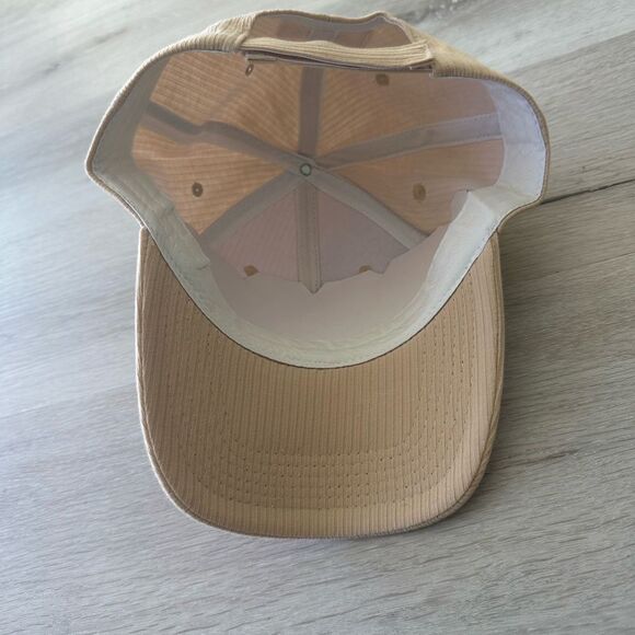 Hair By Pen X Best Beanies Ribbed Cap Cream Adjustable OS NWOT - Picture 7 of 7